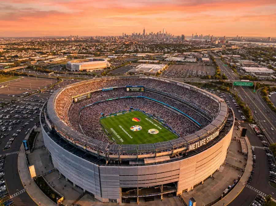 MetLife Stadium in East Rutherford, Austragungsort des WM-Finales 2026